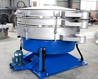 搖擺篩的搖擺多靠四周的拉桿，進(jìn)行左右搖擺從而實(shí)現(xiàn)篩網(wǎng)中物料的篩分作用。