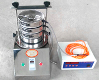 試驗(yàn)篩多用于實(shí)驗(yàn)篩物料篩分使用，篩分效果比較明顯，每層篩框都是有不同的篩分孔徑控制物料的精度大小，同時(shí)具有定時(shí)功能。