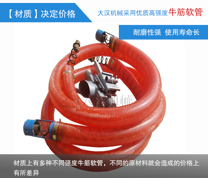 河沙自吸式軟管螺旋輸送機